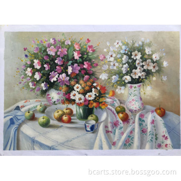 2016 hot selling highly visual perception beautiful oil painting with setting room